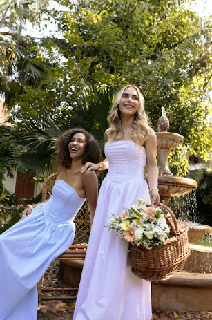 Vestido Elizabeth Celeste
