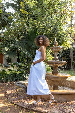 Vestido Elizabeth Celeste