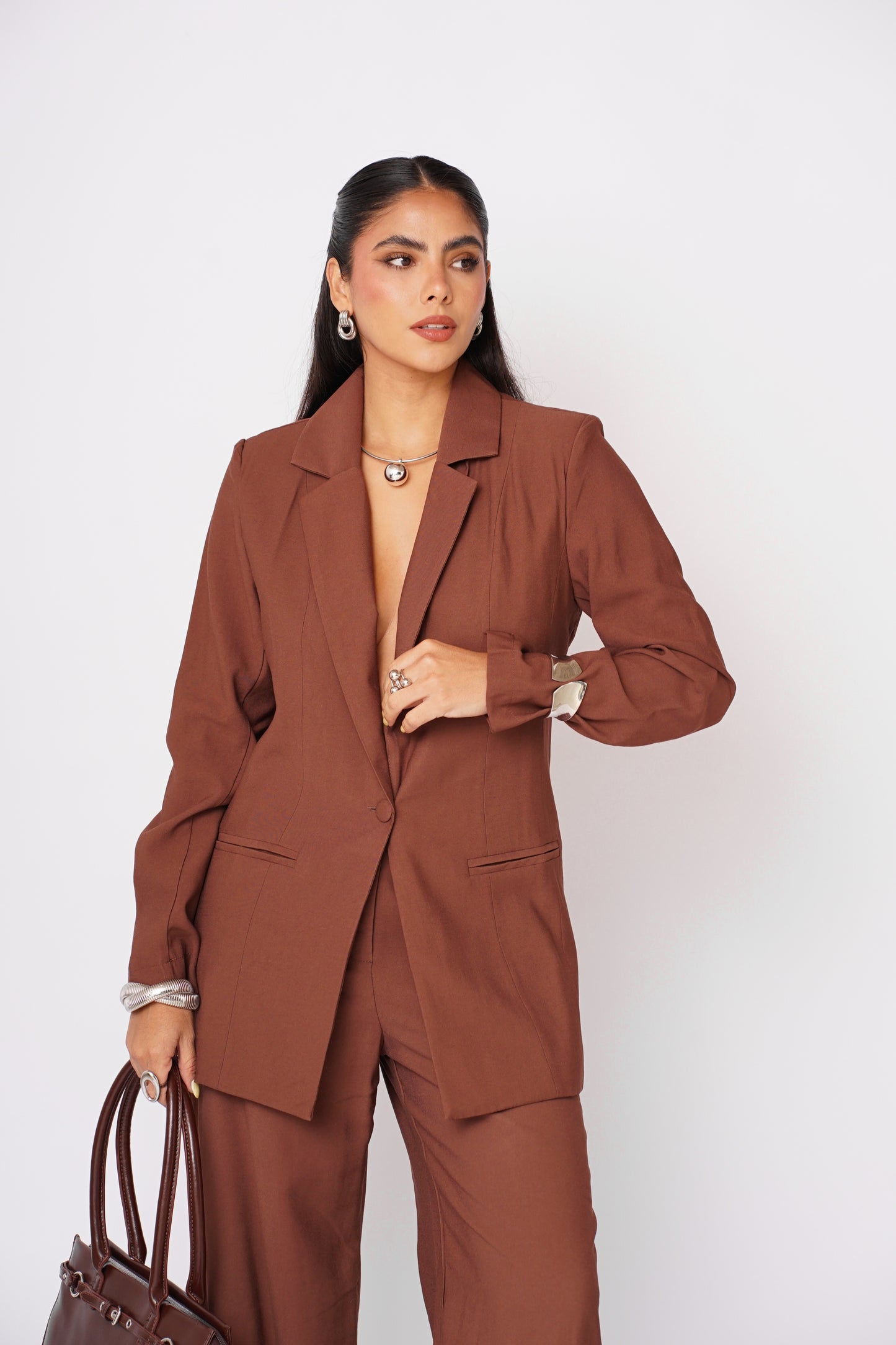 Conjunto Sastrero Marron