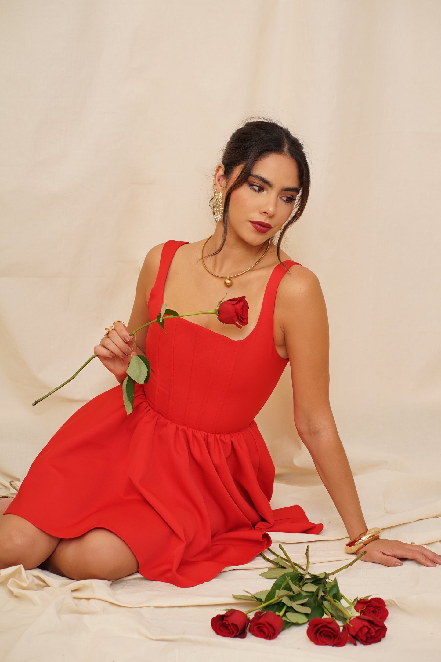 Vestido Eloise Rojo
