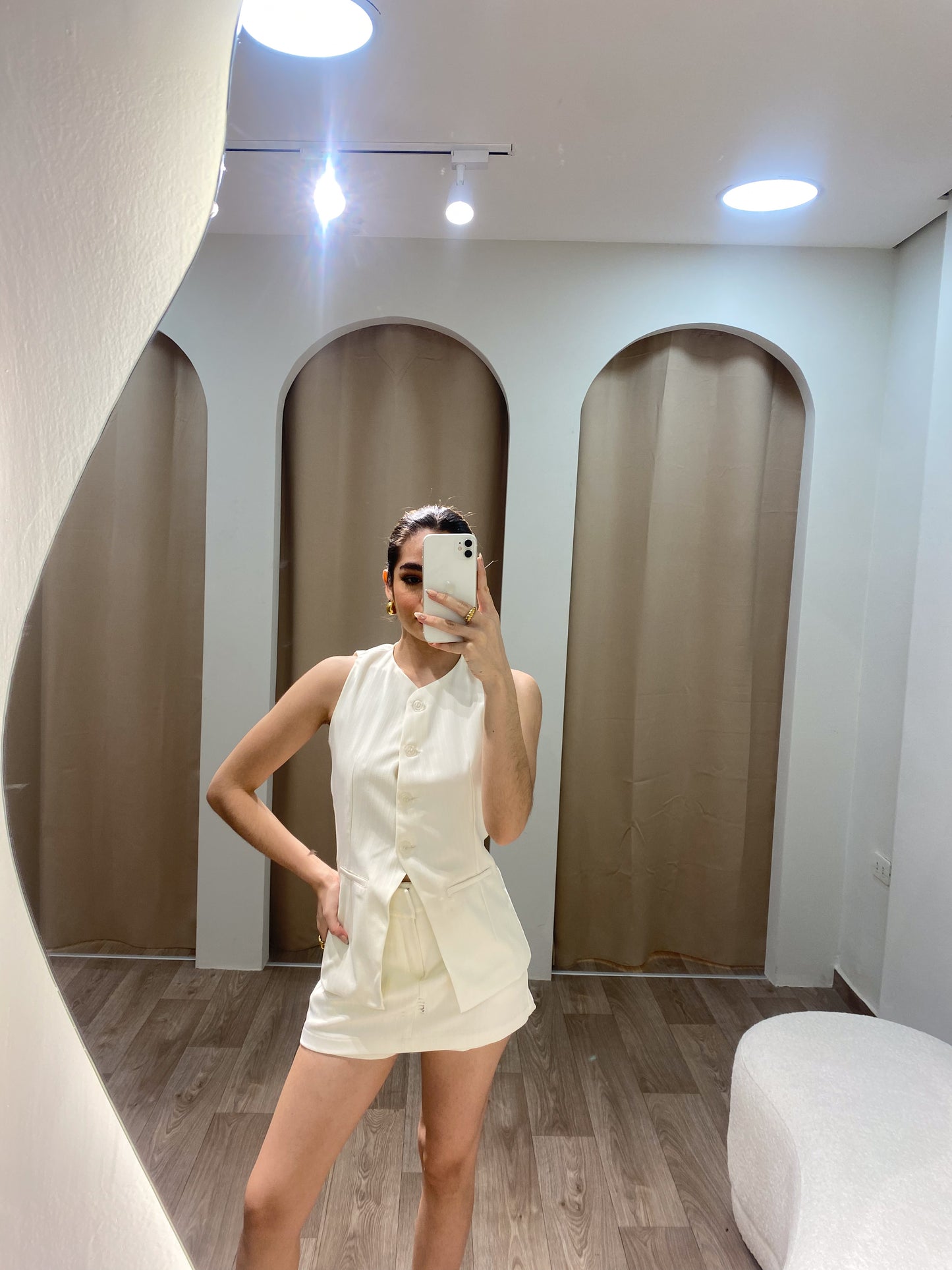 Chaleco Esther Marfil