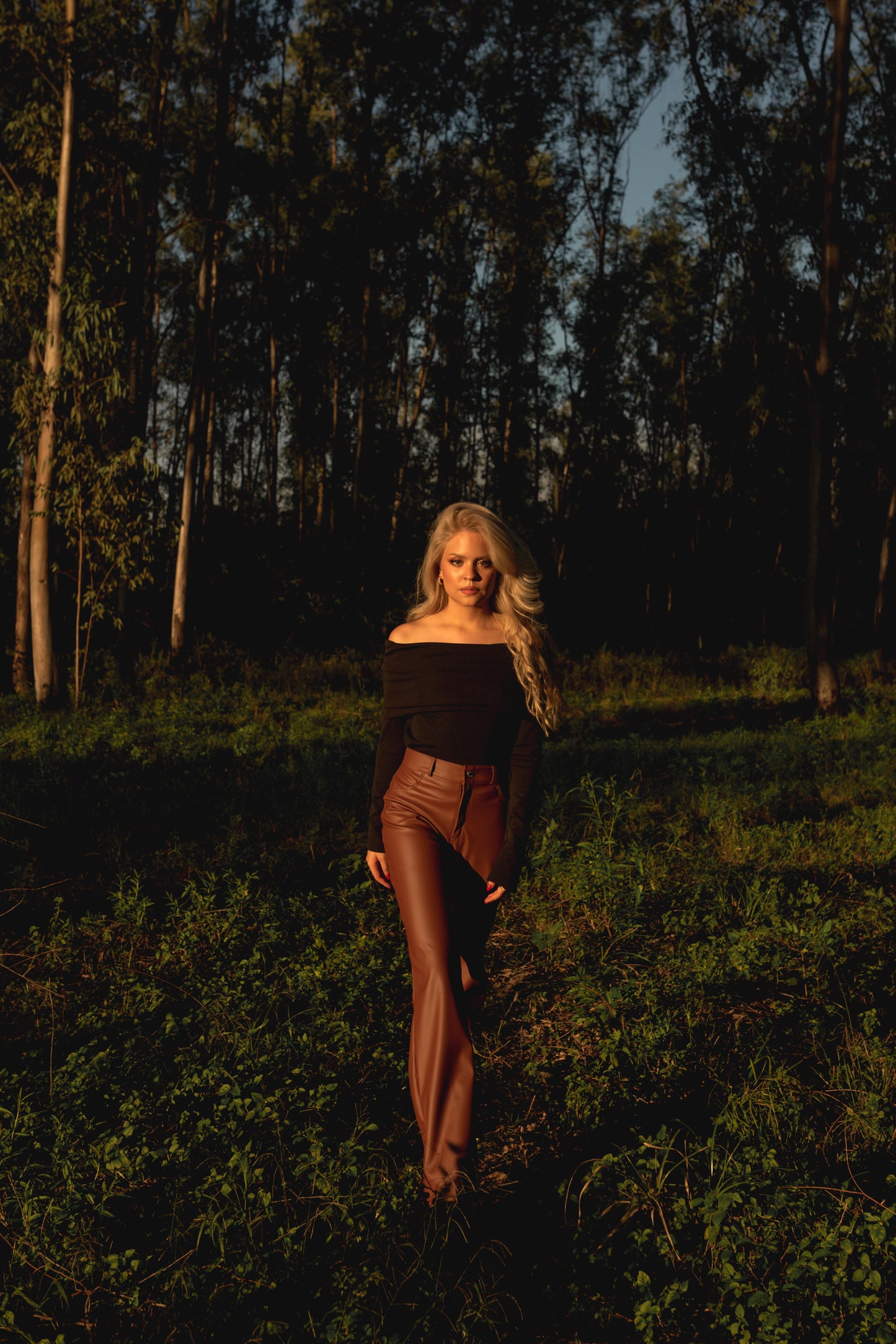 Pantalon Becca Marron Oscuro