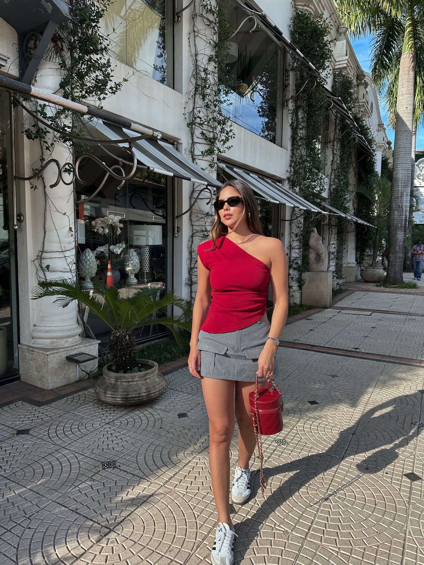 Short Pollera Regina Gris