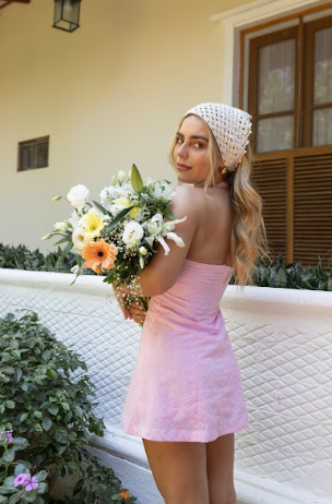 Vestido Ruby Rosa Broderie