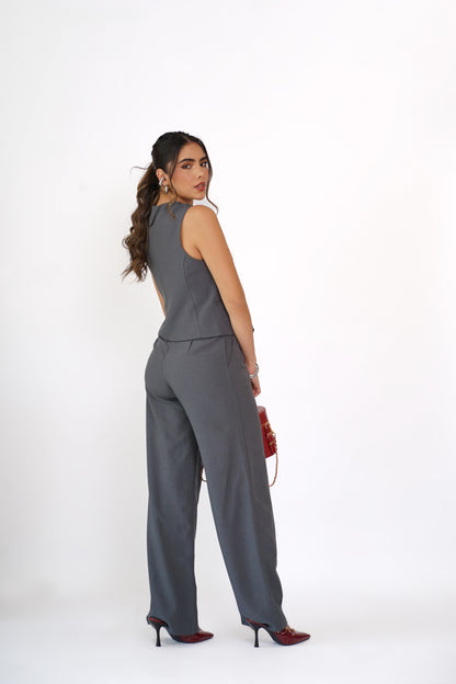 Pantalon Grace Gris