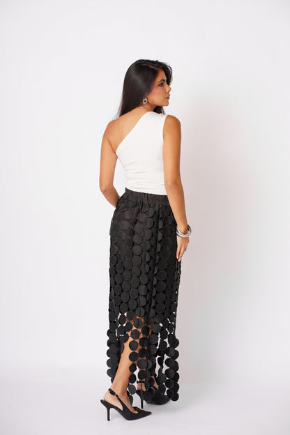 Falda Midi Capas Circulares