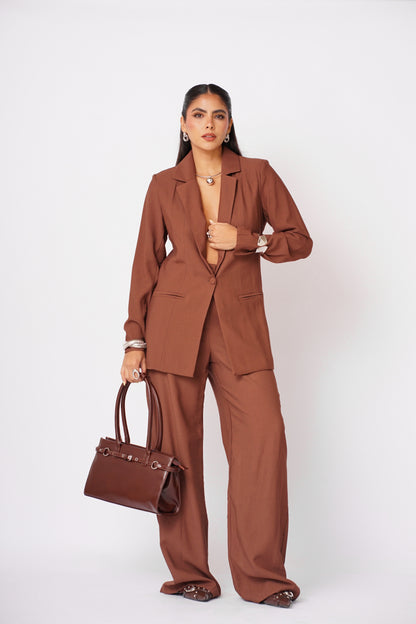 Conjunto Sastrero Marron