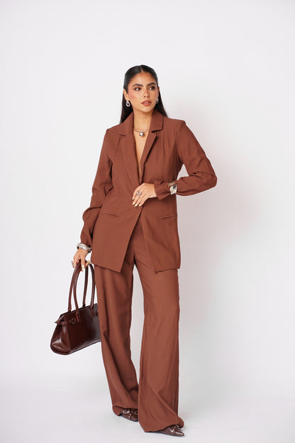 Conjunto Sastrero Marron