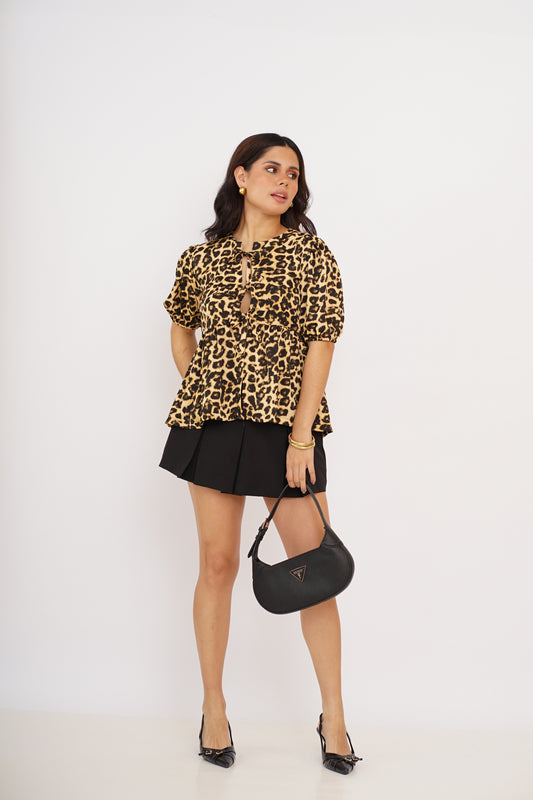 Top Madison Animal Print