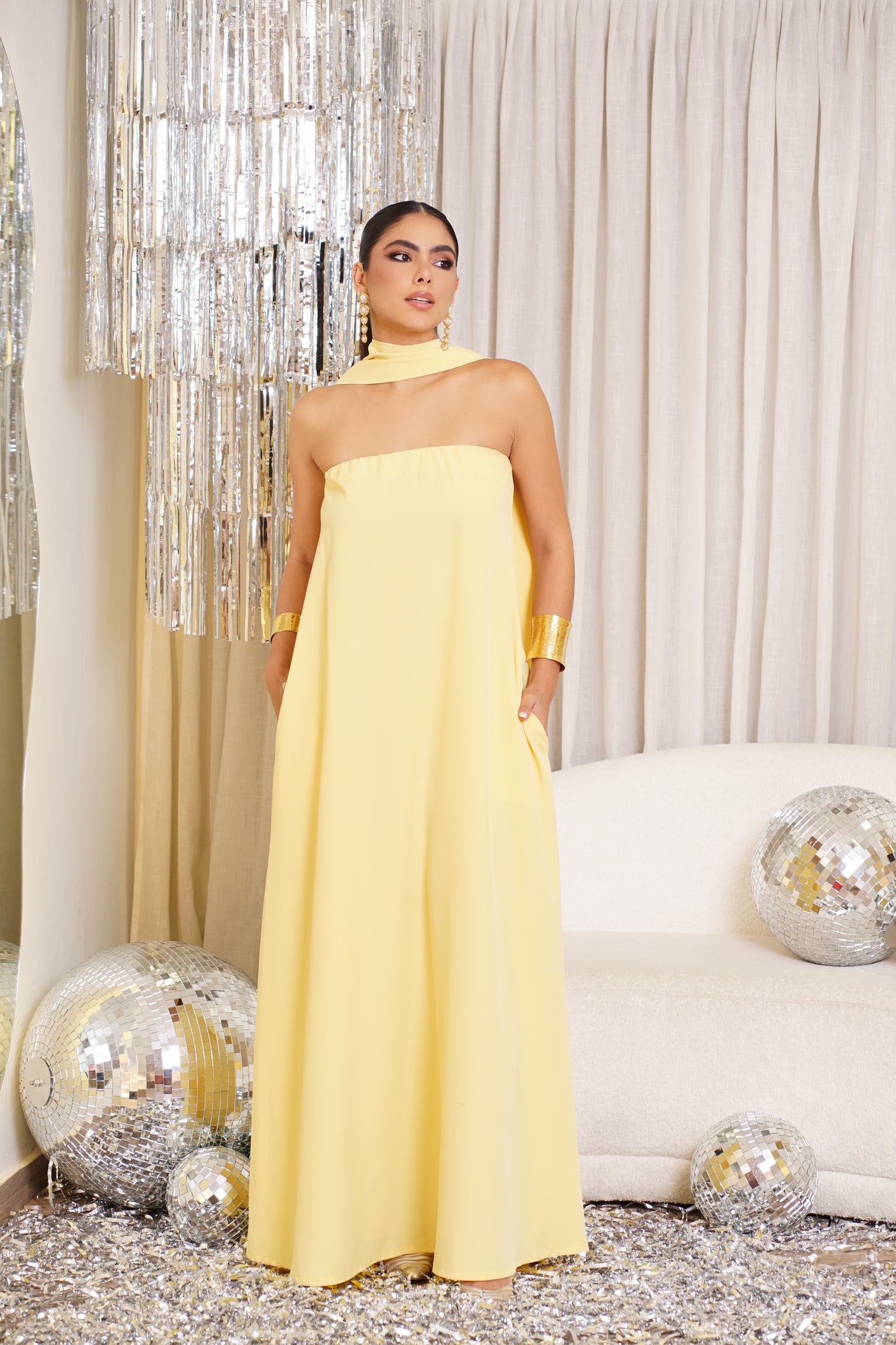 Vestido Olga Amarillo