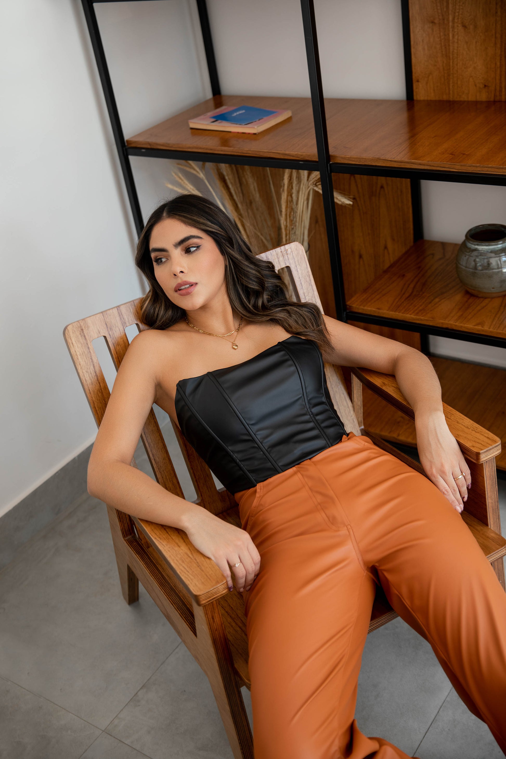 Pantalon Becca Marron – Isidora